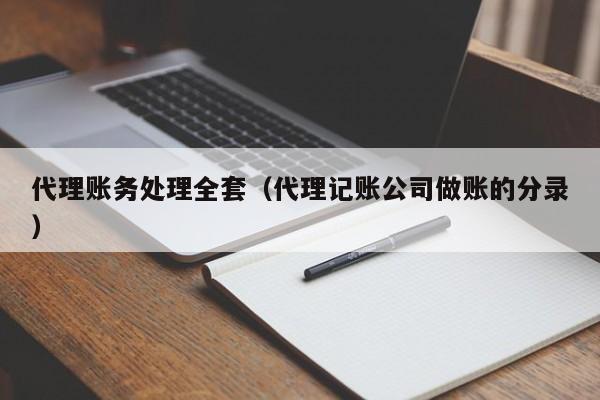 代理账务处理全套（代理记账公司做账的分录）